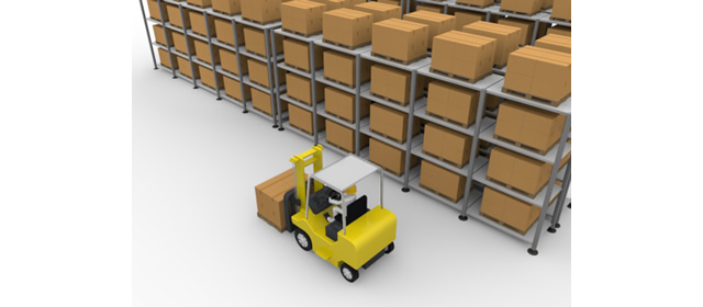 荷物を運ぶ - フォークリフト - 生産/イラスト/インダストリー/写真/イメージ/フォト/フリー素材