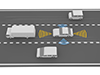 自動運転 | 高速道路 - テクノロジー｜イラスト｜フリー素材