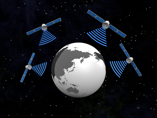 地球 | レーダー | GPS - テクノロジー / 技術開発 / 写真 / 3D / 科学 / イラスト / フォト / 無料 / 機械