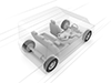 便利 | 楽 | 自動運転車 - テクノロジー｜イラスト｜フリー素材
