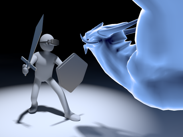VRゲーム | モンスター退治 - テクノロジー / 技術開発 / 写真 / 3D / 科学 / イラスト / フォト / 無料 / 機械