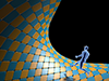 見た事のない世界 | VR - テクノロジー｜イラスト｜フリー素材