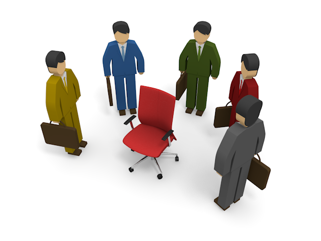 求人情報/中途採用/企業 / 出世 / 会社 / 給料 / イラスト / 退社 / フリー素材 / 仕事 / 女性 / 男性 - イラスト/写真/フリー素材/クリップアート/フォト/商用使用OK