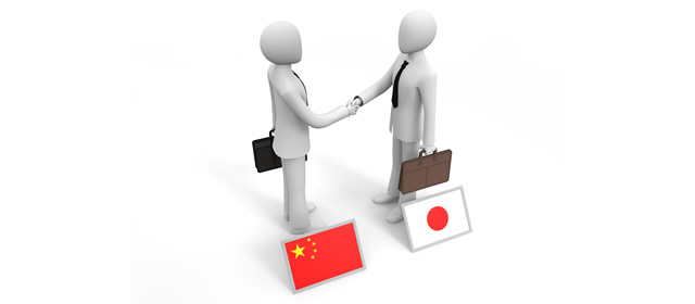 中国人/握手/ビジネスマン/会社/海外 - イラスト/写真/フリー素材/クリップアート/フォト/商用使用OK