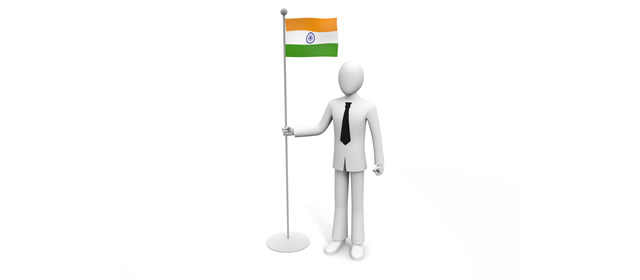 インド/国旗/ビジネスマン/海外事業所 - イラスト/写真/フリー素材/クリップアート/フォト/商用使用OK