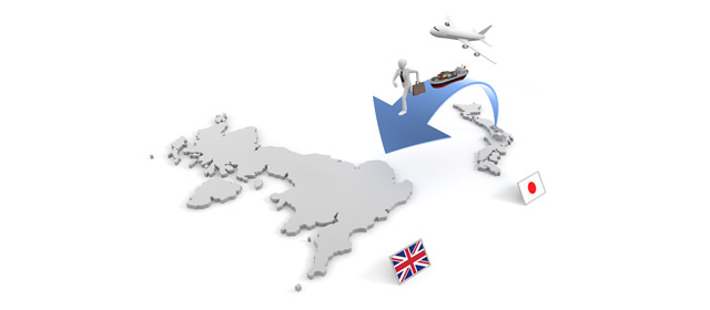 イギリス/工場移転/海外支店/貿易/輸出 - イラスト/写真/フリー素材/クリップアート/フォト/商用使用OK