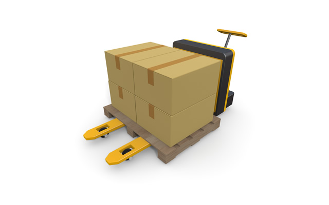 荷造り/ハンドパレット/搬送/運ぶ/業種 / 産業 - 生産/イラスト/インダストリー/写真/イメージ/フォト/フリー素材