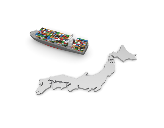 日本/貨物船 - 生産/イラスト/インダストリー/写真/イメージ/フォト/フリー素材
