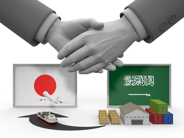 サウジアラビア｜飛行機｜船｜貿易 - 生産/イラスト/インダストリー/写真/イメージ/フォト/フリー素材